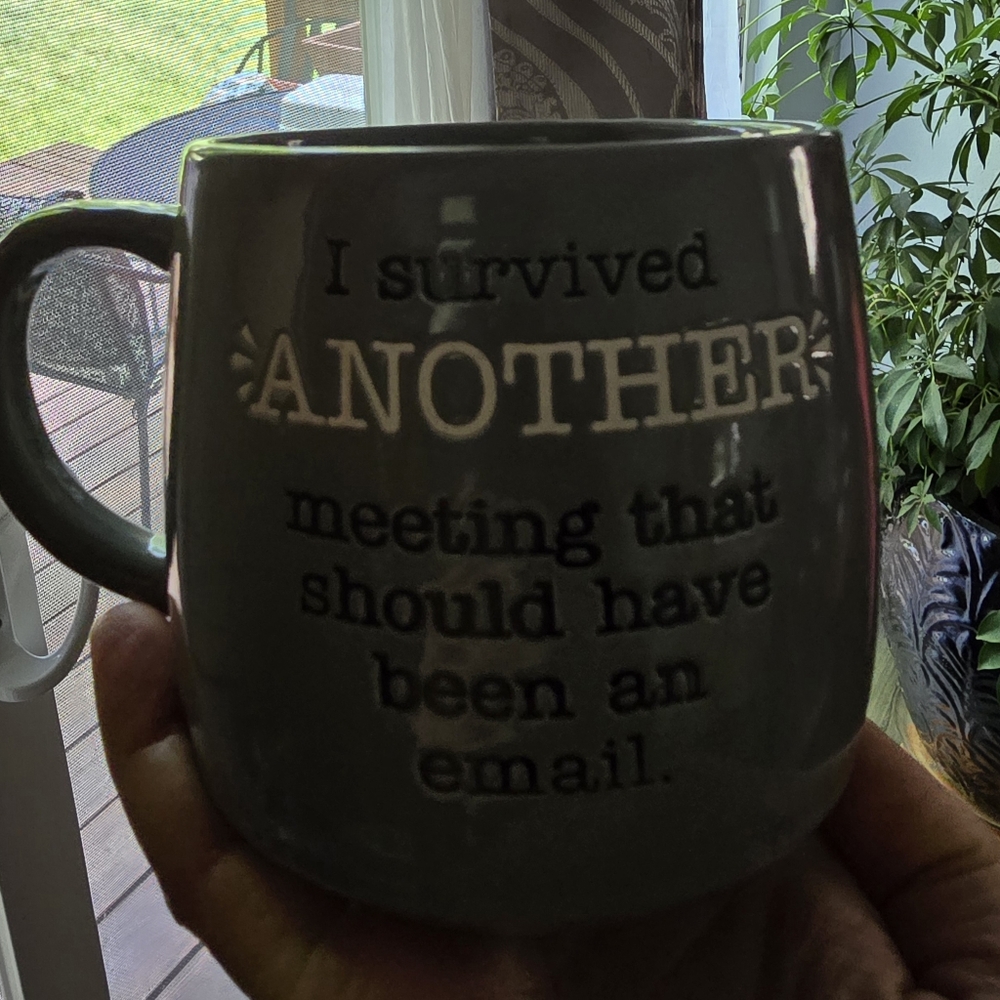 'I Survived ANOTHER Meeting...' Ceramic Mug